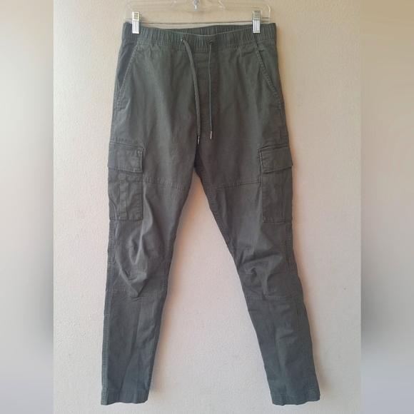 H&M Green Cargo Slim Fit Womens Pants Size S - Picture 1 of 5